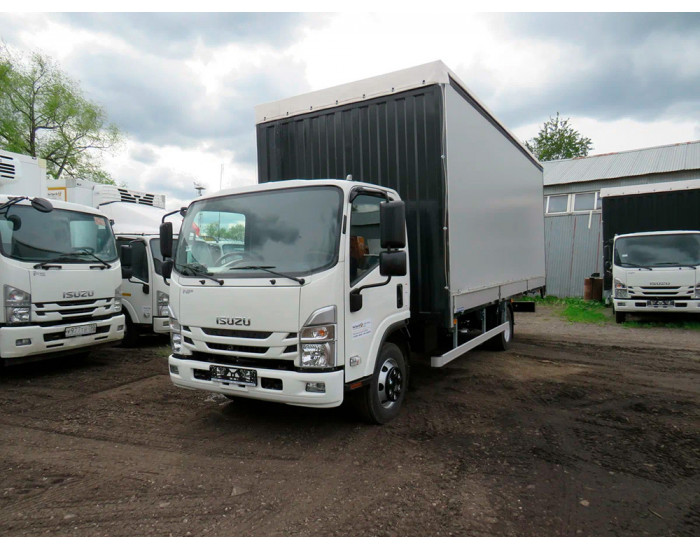 Isuzu ELF 8.0 бортовой шторный тент
