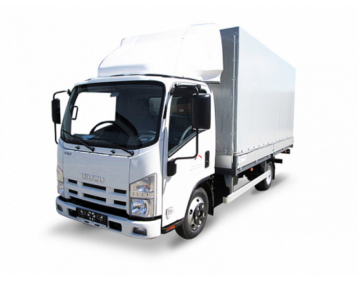 Isuzu ELF 3.5 бортовой с тентом