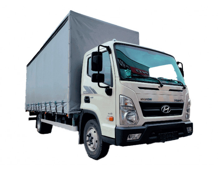 Hyundai Mighty EX8 бортовой с тентом Hyundai Mighty EX8 бортовой с тентом