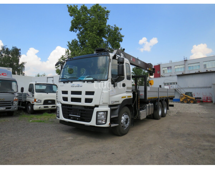 Isuzu Giga с КМУ Hiab