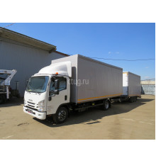 Isuzu ELF 9.5 автовоз шторный