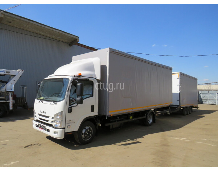 Isuzu ELF 9.5 автовоз шторный