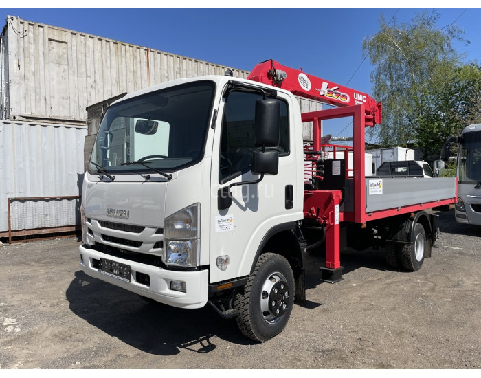 Isuzu ELF 8.0 4х4 с КМУ Unic