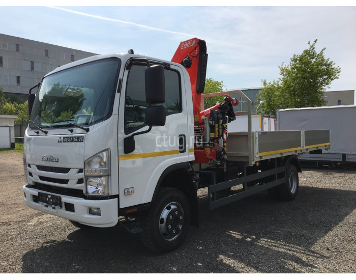 Isuzu ELF 8.0 4х4 с КМУ Fassi